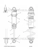 SUSPENSION, FRONT SHOCK TRACK MONOTUBE