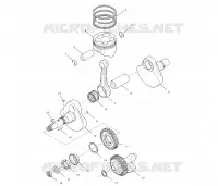 CRANKSHAFT AND PISTON