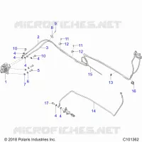 BRAKES, REAR BRAKE LINES