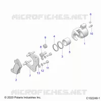 FRONT BRAKE CALIPER