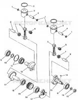 PISTON   CRANKSHAFT LITE E943433 (49273427340028)