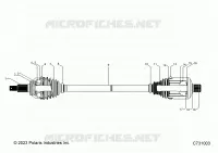 DRIVE TRAIN, REAR HALF SHAFT