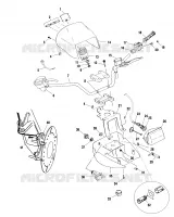 HANDLEBAR   HEADLIGHT POD