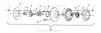 DRIVEN CLUTCH XLT TOURING 0963357 AND EUROPEAN XLT TOURING E963357 (4931923192C002)
