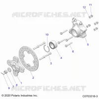 SUSPENSION, REAR CARRIER