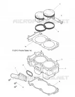 CYLINDER AND PISTON