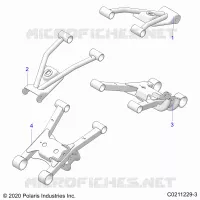 REAR SUSPENSION CONTROL ARMS