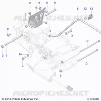 DRIVE TRAIN, MAIN GEARCASE MOUNTING