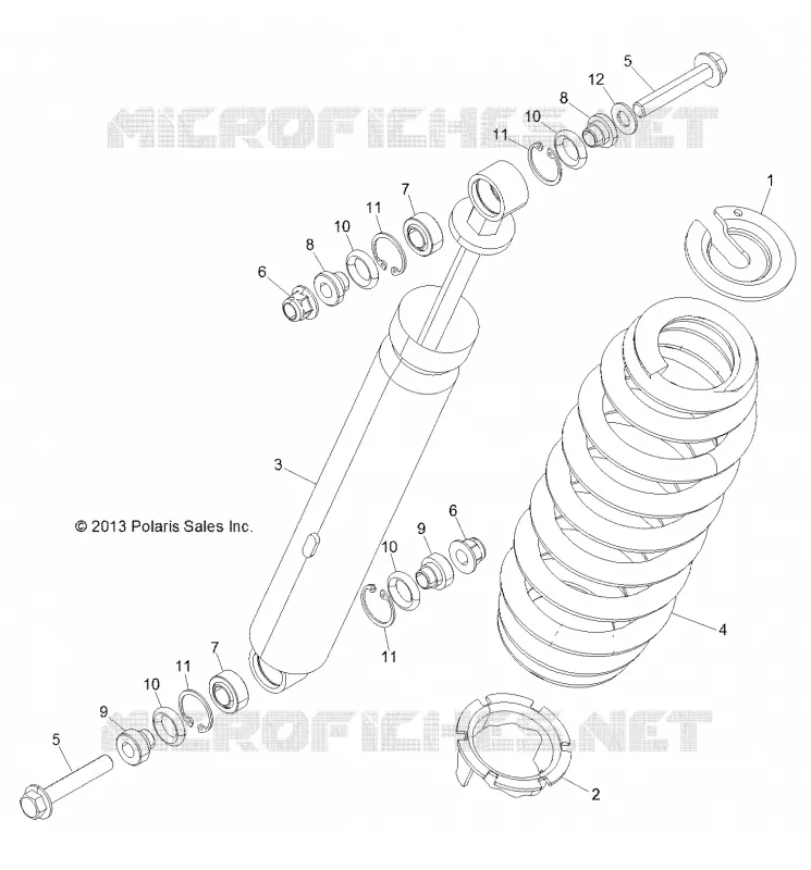 SUSPENSION, REAR SHOCK