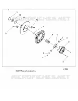 DRIVE TRAIN, SECONDARY CLUTCH INTERNALS