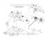 REAR SUSPENSION TORQUE ARM, AND SHOCK