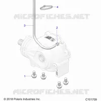 DRIVE TRAIN, GEARCASE MOUNTING, FRONT