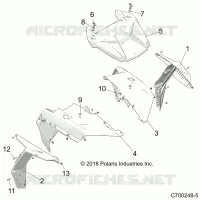 HOOD AND FRONT BODY WORK, RIDE COMMAND