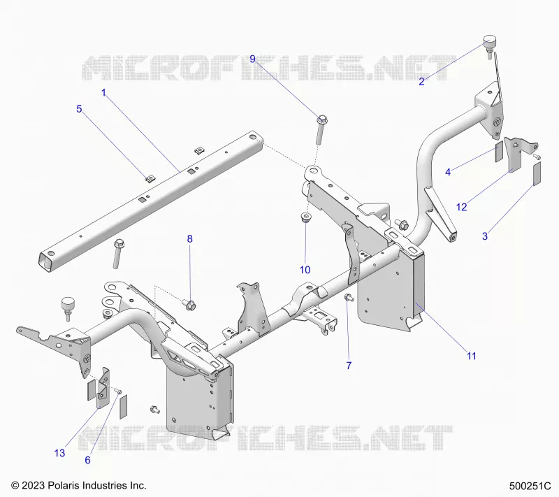 CHASSIS, FRONT FRAME ASM. (USA ONLY) -T24AASGD/HD/TGD/HD (500251C)