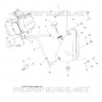 ENGINE, OIL SYSTEM AND OIL TANK