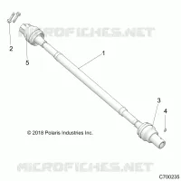 DRIVE TRAIN, REAR PROP SHAFT