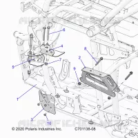 CHASSIS, ENGINE AND REAR DRIVELINE MOUNTING