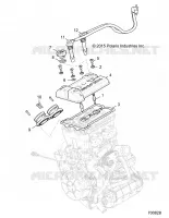THROTTLE BODY AND VALVE COVER