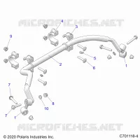SUSPENSION, REAR STABILIZER BAR