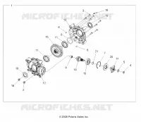 DRIVE TRAIN, REAR GEARCASE INTERNALS