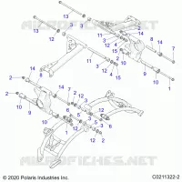 REAR SUSPENSION CONTROL ARM MOUNTING