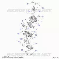 ENGINE, CRANKCASE AND CRANKSHAFT