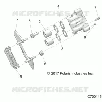 REAR BRAKE CALIPER