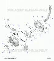DRIVE TRAIN, CLUTCH COVER AND DUCTING