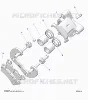 BRAKES, REAR CALIPER