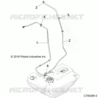 BODY, FUEL LINES, STD.
