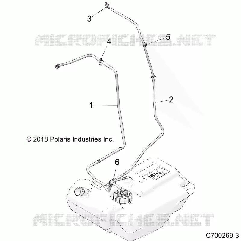 BODY, FUEL LINES, STD.