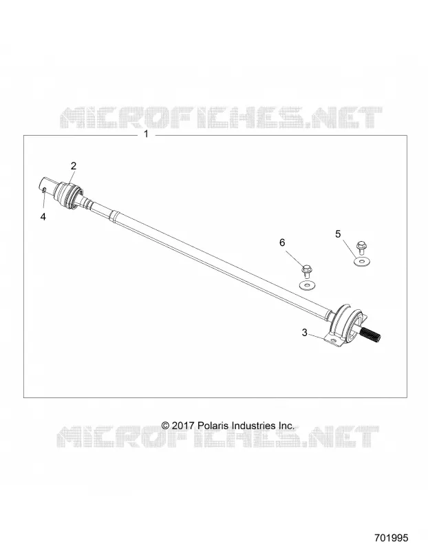 DRIVE TRAIN, REAR PROP SHAFT