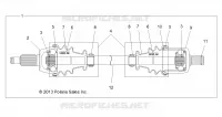DRIVE TRAIN, FRONT DRIVE SHAFT