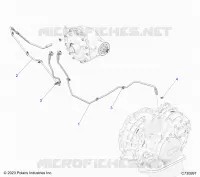 DRIVE TRAIN, TRANMISSION VENT LINES
