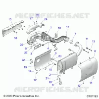 ENGINE, EXHAUST SYSTEM