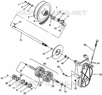 DRIVE TRAIN ASSEMBLY 500 EFI E942774 AND  EFI SKS E942574 (49274127410019)