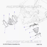 CHASSIS, TIE ROD BOOT ASM.