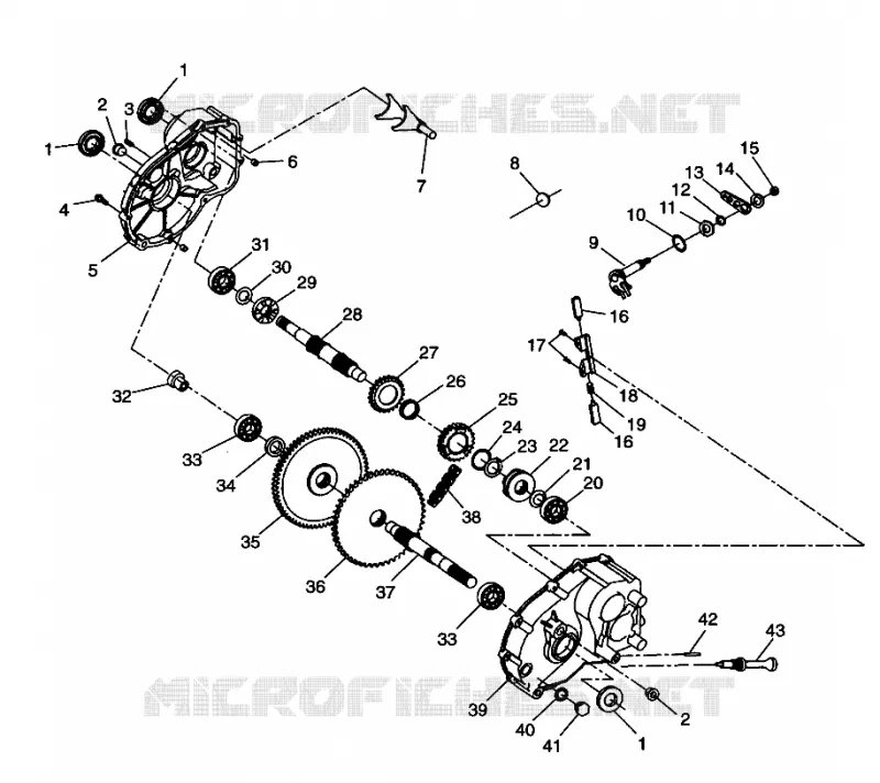 GEARCASE TRAIL BLAZER W98BA25C (4945464546C005)