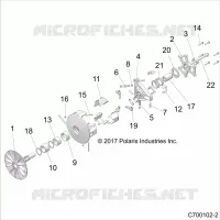 DRIVE TRAIN, PRIMARY CLUTCH