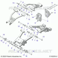 REAR SUSPENSION CONTROL ARM MOUNTING