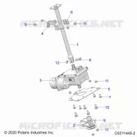 STEERING POST  AND EPS