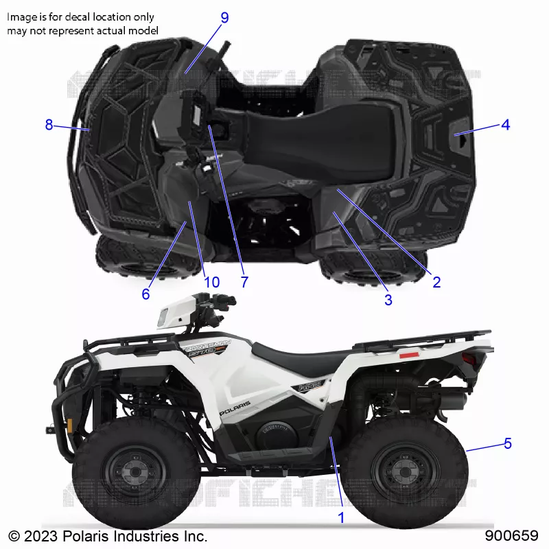 DECALSS GENERAL- A23SEK57AD (900659-01)