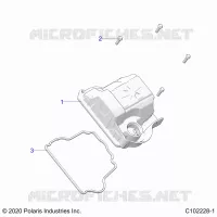 ENGINE, VALVE COVER