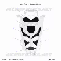 HOOD FOAM/SEAL