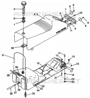 SEAT   GAS TANK ASSEMBLY STORM E940782 AND STORM SKS E940582 (49274427440003)