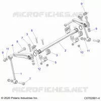 SUSPENSION, FRONT STABILIZER BAR