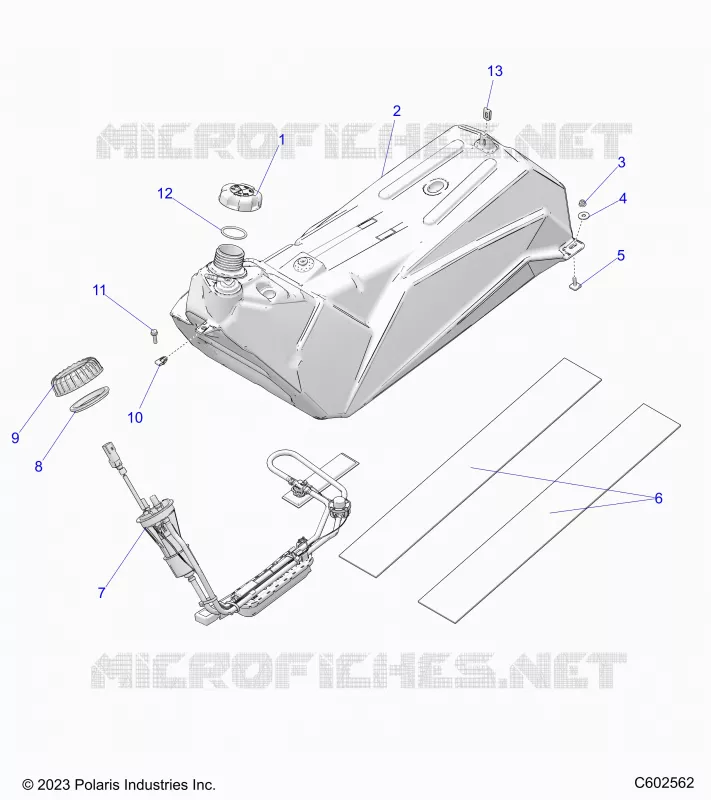 FUEL SYSTEM, FUEL TANK AND PUMP