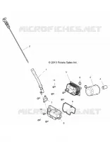ENGINE, DIPSTICK AND OIL FILTER