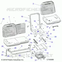 SEAT ASM. AND SLIDER