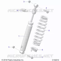 SUSPENSION, REAR SHOCK